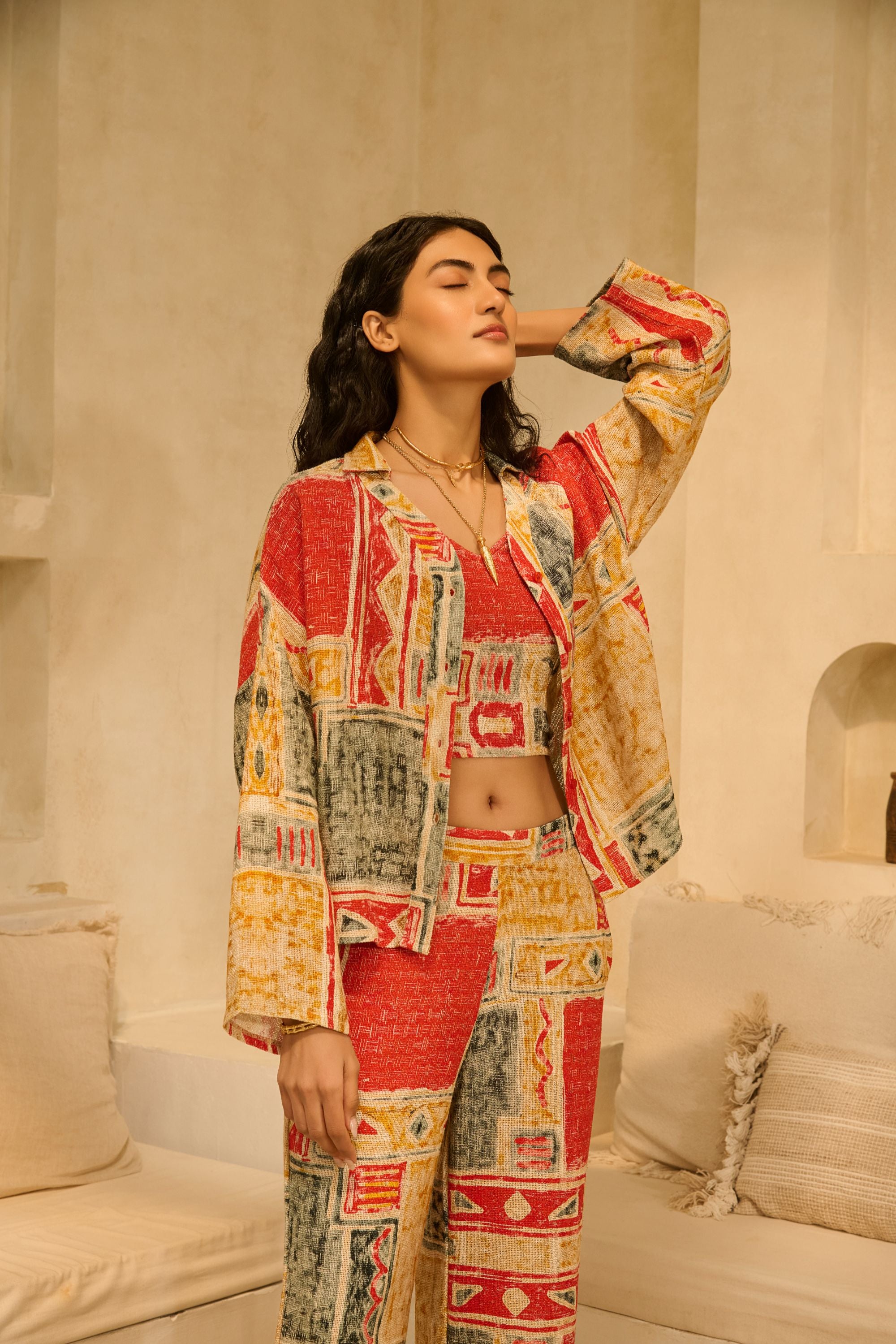 Patch Print Look 3pc set.