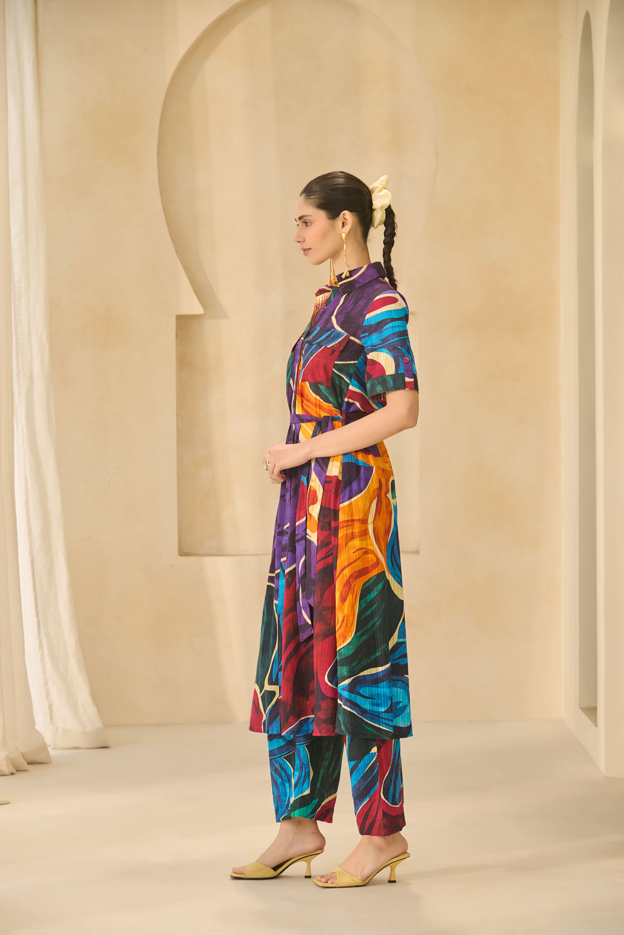 Contemporary Abstract Print Co-ord Set.