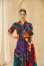 Contemporary Abstract Print Co-ord Set.