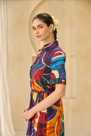 Contemporary Abstract Print Co-ord Set.