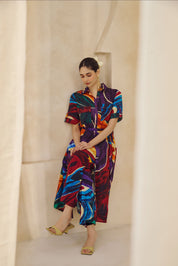 Contemporary Abstract Print Co-ord Set.