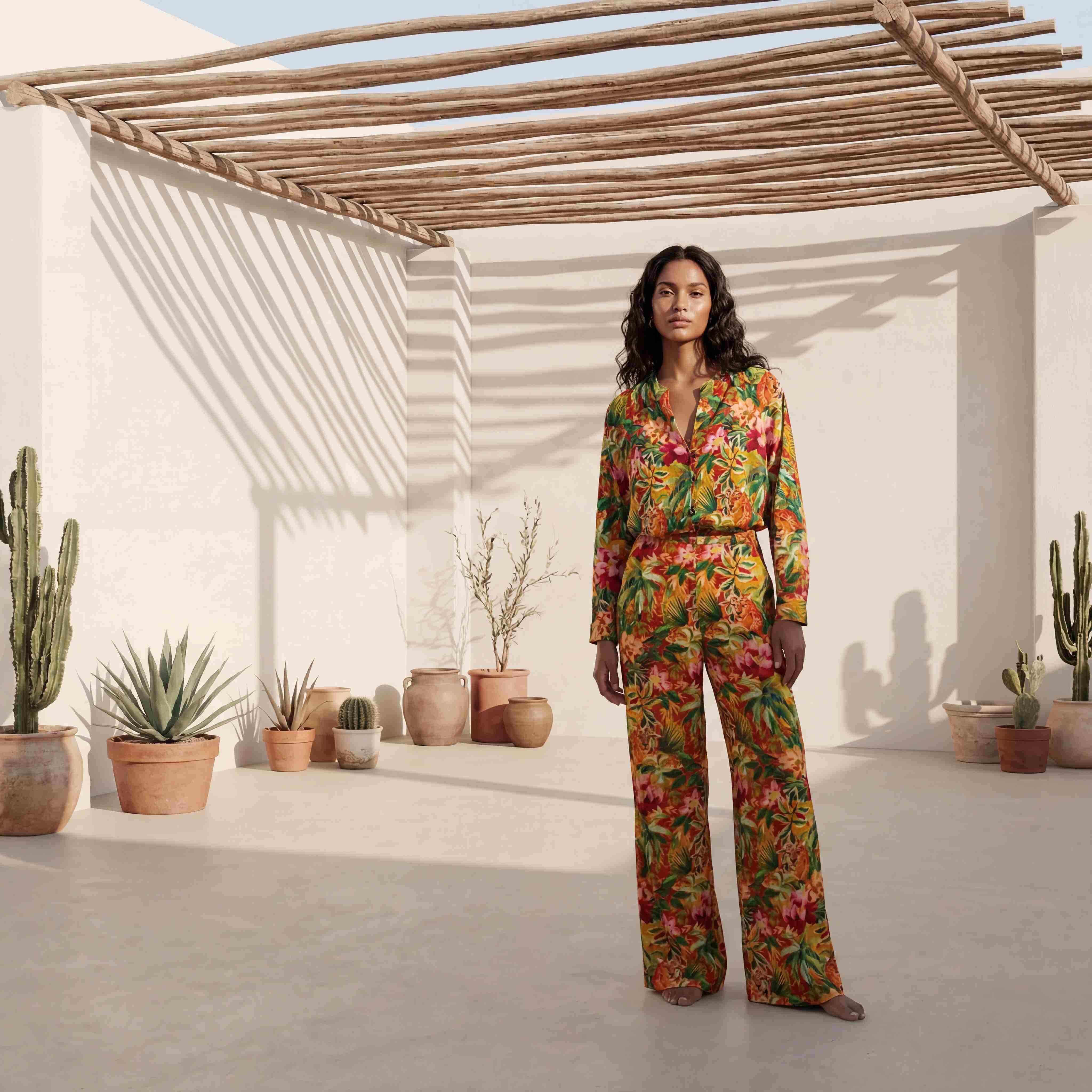 Jungle Botanical Print Matching Set.