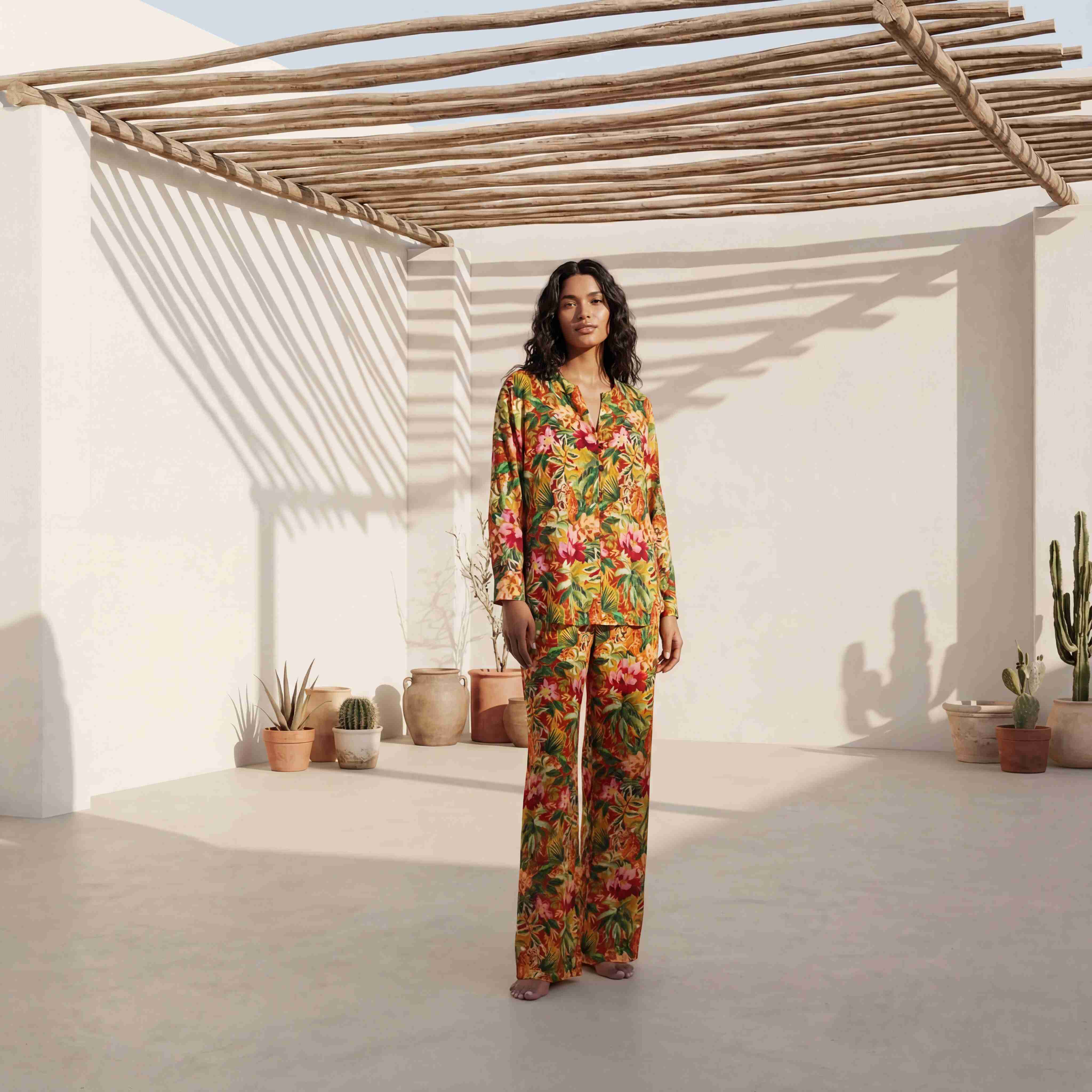 Jungle Botanical Print Matching Set.