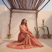 Pink Cocoa Forest Maxi Dress.