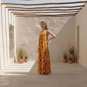 Floral Print Maxi Dress.