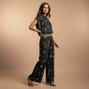 Two-piece co-ord set with Star & Moon Print