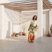 Paradise Exotic Bird Print Two piece set